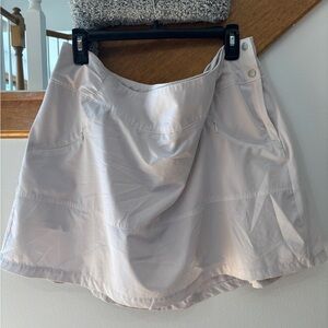 Lane Bryant Active White Athletic Skirt with Pockets